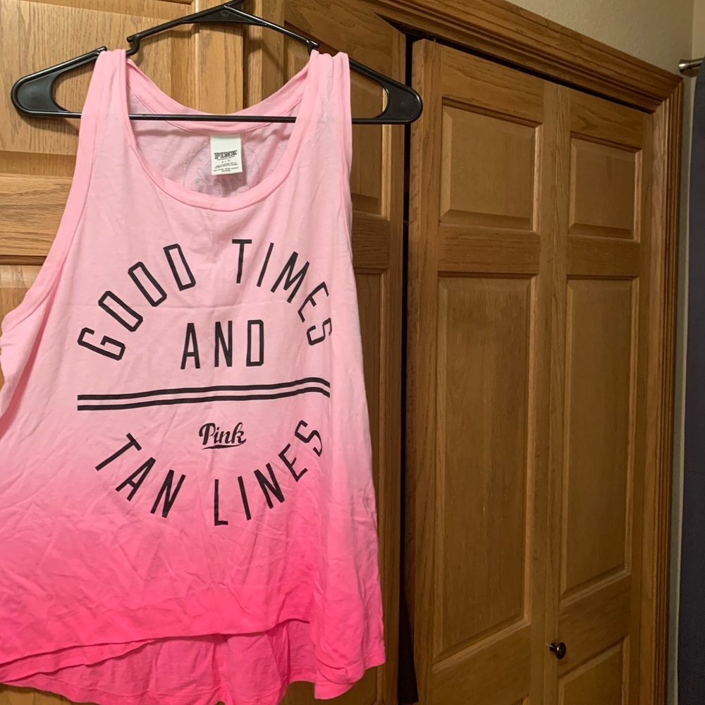 Pink Victoria Secret Tank - Picture 2 of 2